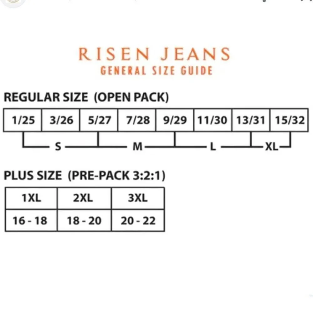 Risen Low Rise Flare Jeans size 31W NEW